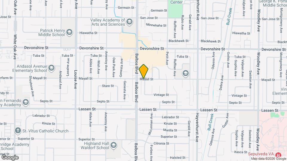 10059 McLennan Ave. Map and Location Details
