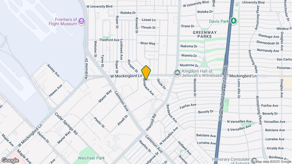 6450 Bordeaux Ave Map and Location Details