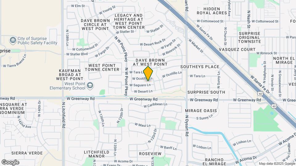 13354 W Saguaro Ln Map and Location Details