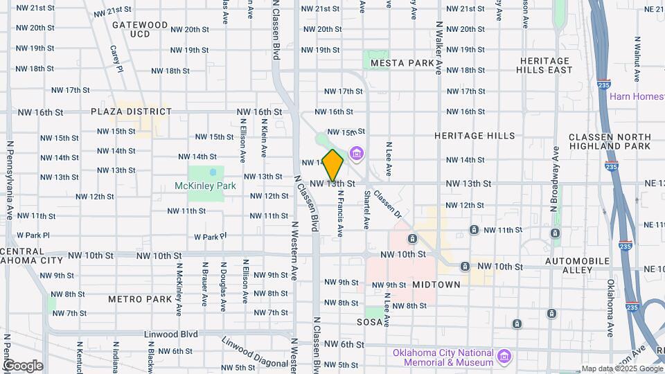 910 NW 13th St Map and Location Details