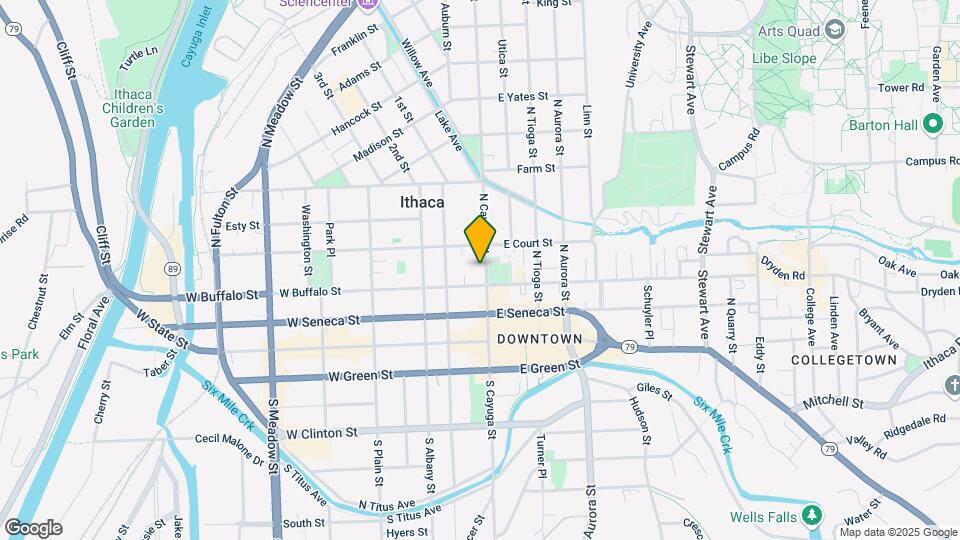 306 N Cayuga St Map and Location Details