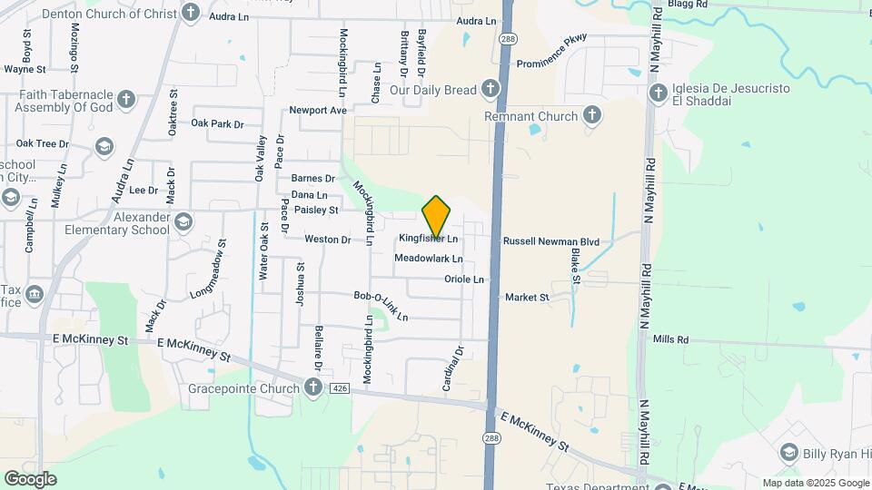 3408 Kingfisher Ln Map and Location Details