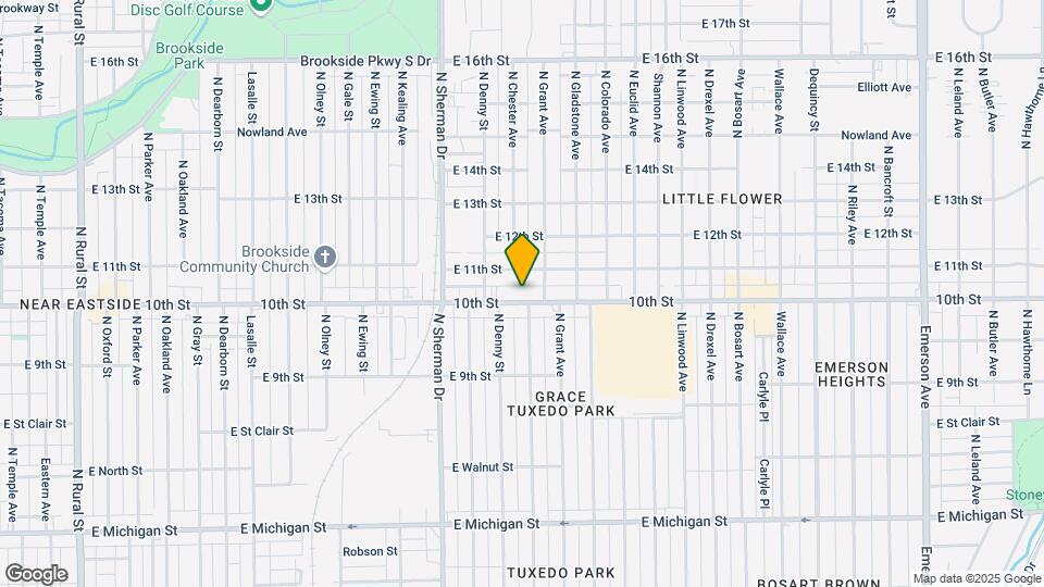 4006 E 10th St Map and Location Details
