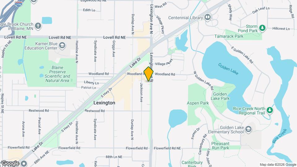 9152 Lexington Ave N Map and Location Details