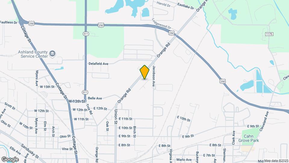 1420 Peachtree Dr Map and Location Details