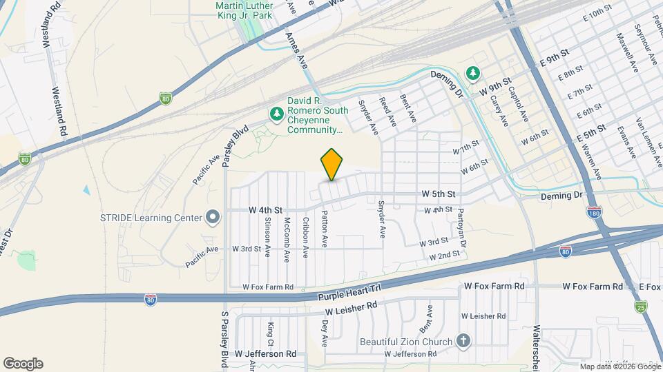 1043 W 6th St Map and Location Details