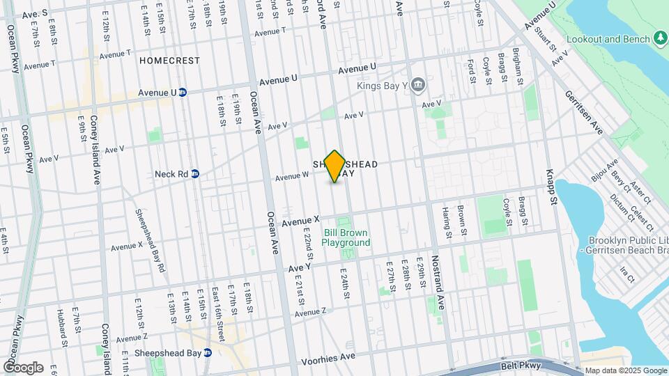 2333 E 24th St, Unit 2nd Floor Map and Location Details