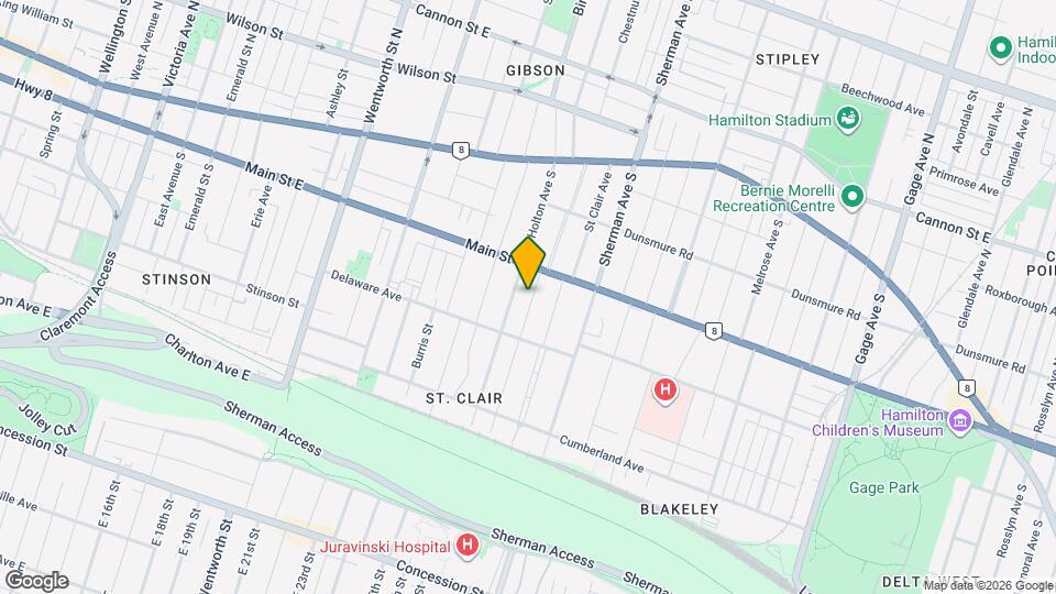 28 Eastbourne Av Map and Location Details