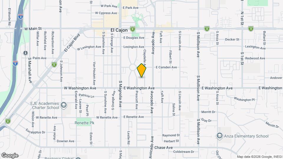 640 Claydelle Ave Map and Location Details