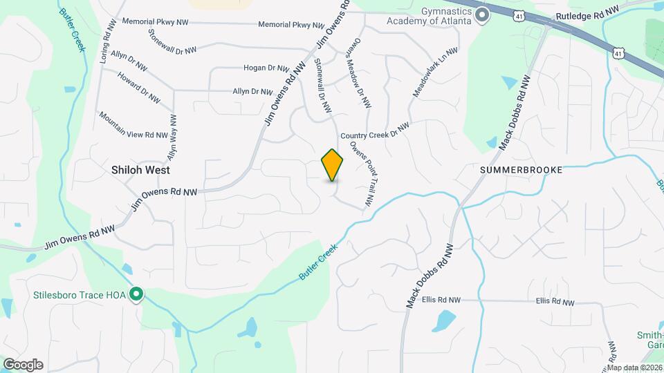 3227 Stonewall Dr NW Map and Location Details