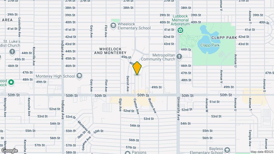 4615 Canton Ave Map and Location Details