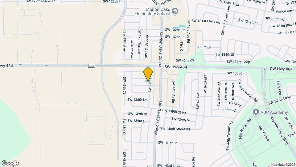 4651 SW 136th Pl Map and Location Details