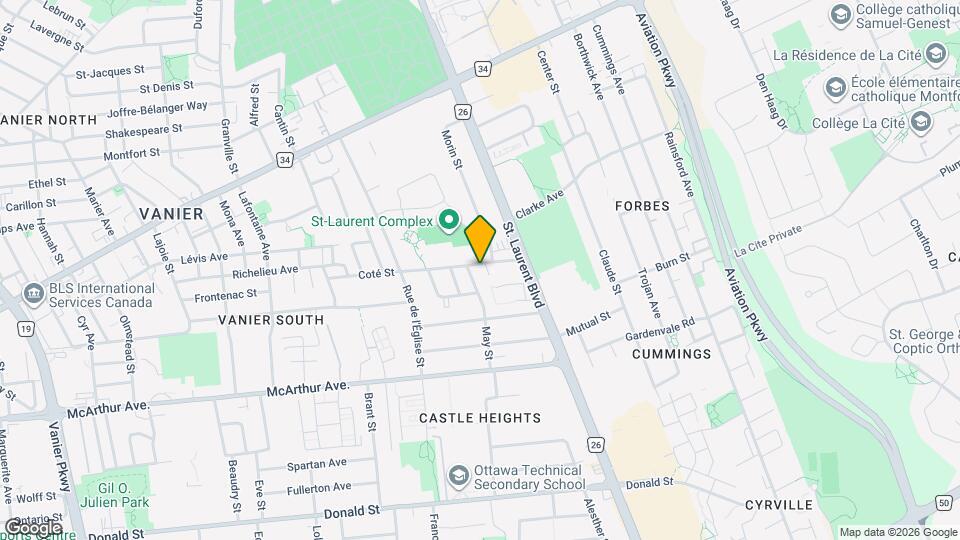 534 Cote St Map and Location Details