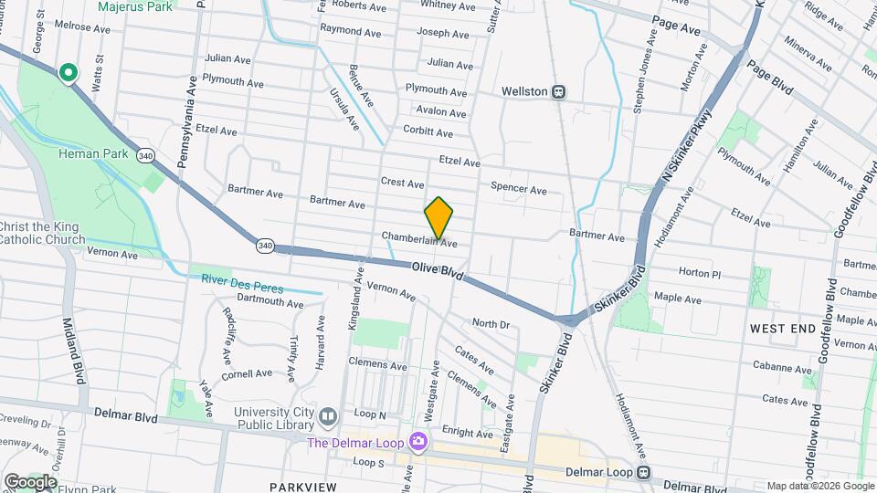 6532 Chamberlain Ave, Unit 2nd Floor Map and Location Details