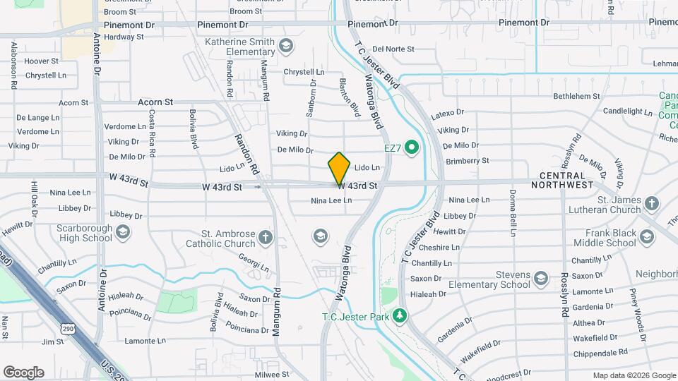 4505 W 43rd St Map and Location Details