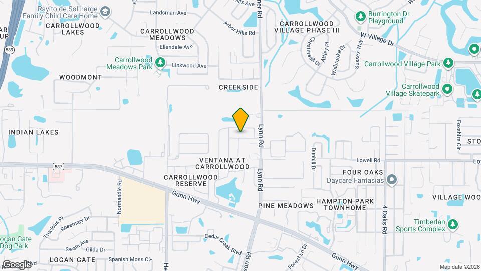 5817 Laguna Woods CT Map and Location Details