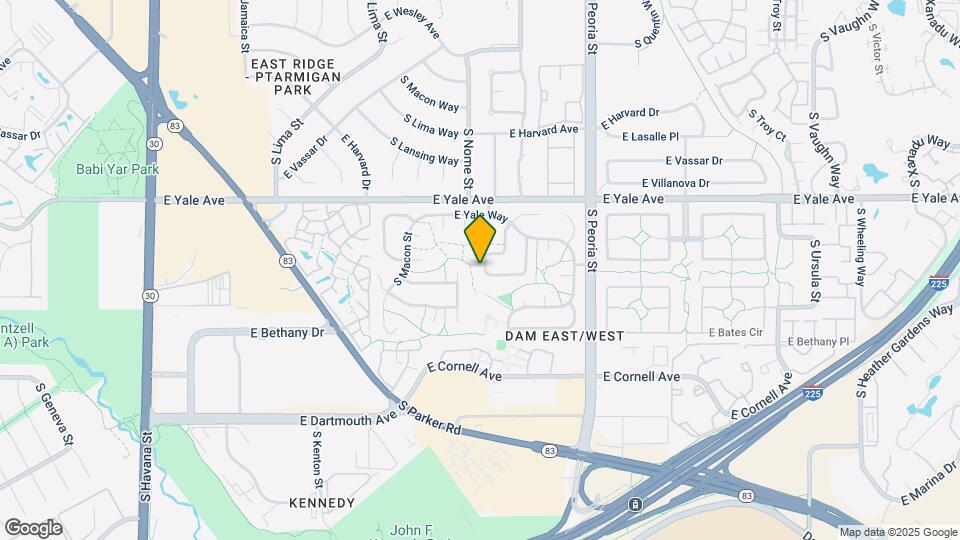 2894 S Oakland Cir E Map and Location Details