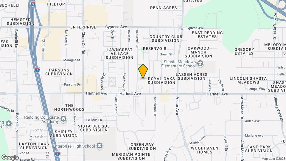 2893 Reservoir Ln Map and Location Details
