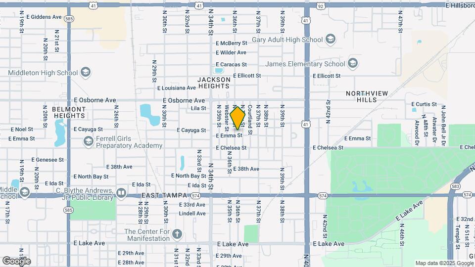 4501 N 36th St Map and Location Details