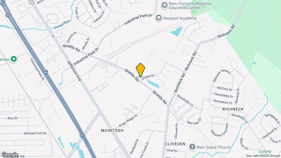 603 Cristal Dr Map and Location Details