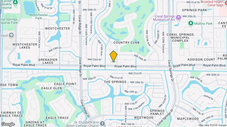 11225 Royal Palm Blvd Map and Location Details