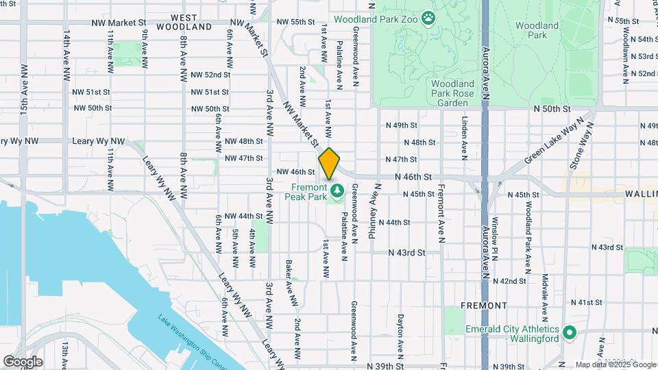 4611 Palatine Ave N Map and Location Details