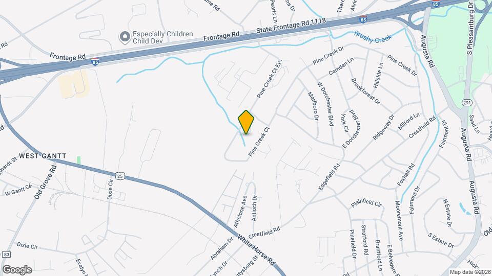 116 Pine Creek Court Ext Mapa y Detalles de la Ubicación