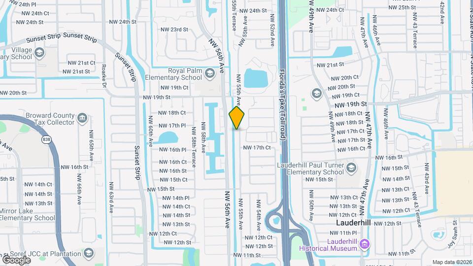 1783 NW 55th Ave Map and Location Details