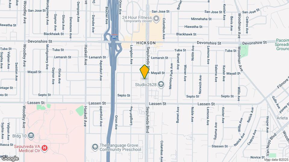 Sepulveda Village Garden Apartments Map and Location Details