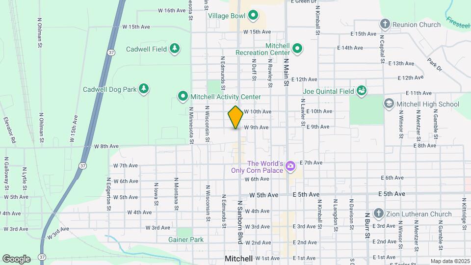 813 N Sanborn Blvd Map and Location Details