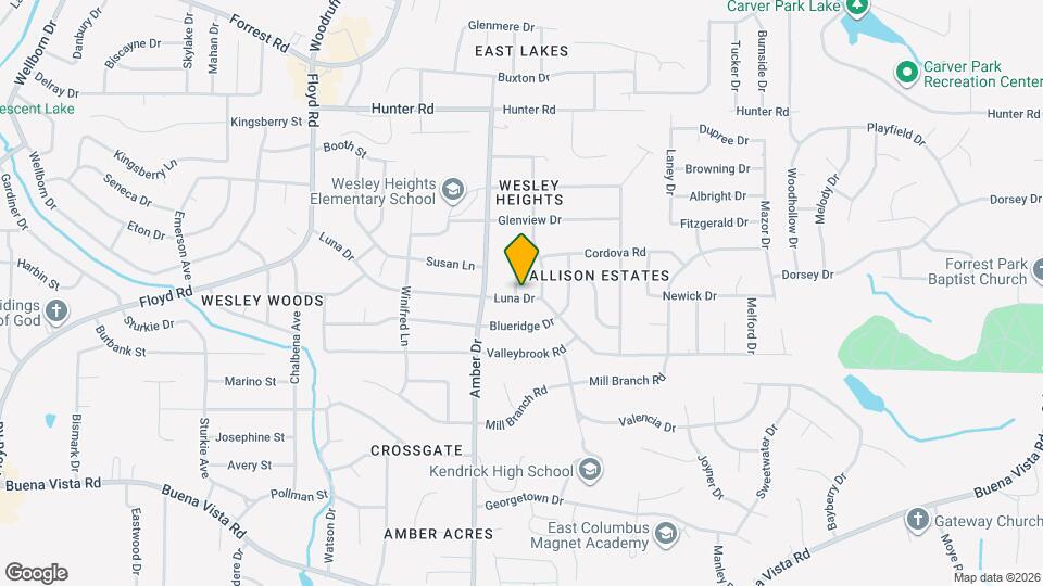 5905 Luna Dr Map and Location Details