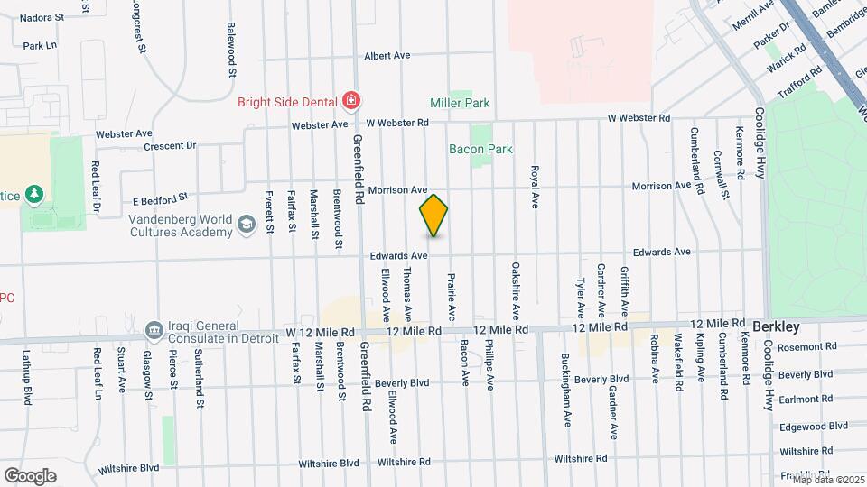 3754 Cummings Ave Mapa y Detalles de la Ubicación