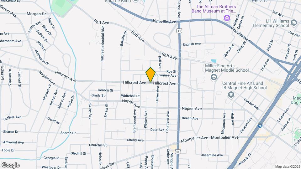 2722 Hillcrest Ave Map and Location Details