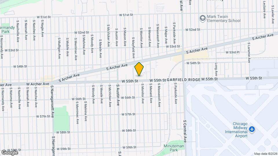 5844 W 55th St, Unit Apartment #2 Mapa y Detalles de la Ubicación