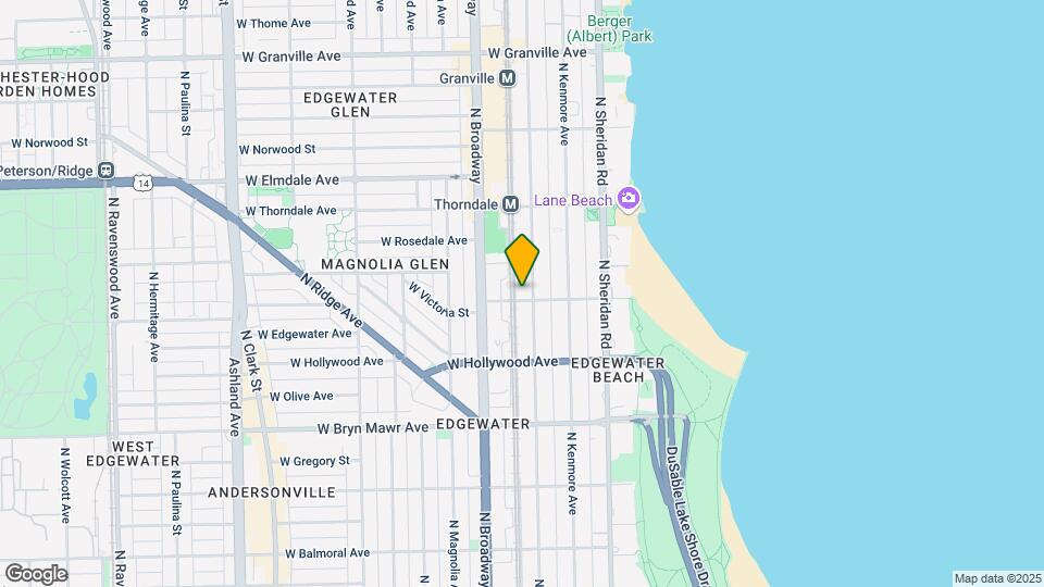 5800 N Winthrop Ave Mapa y Detalles de la Ubicación