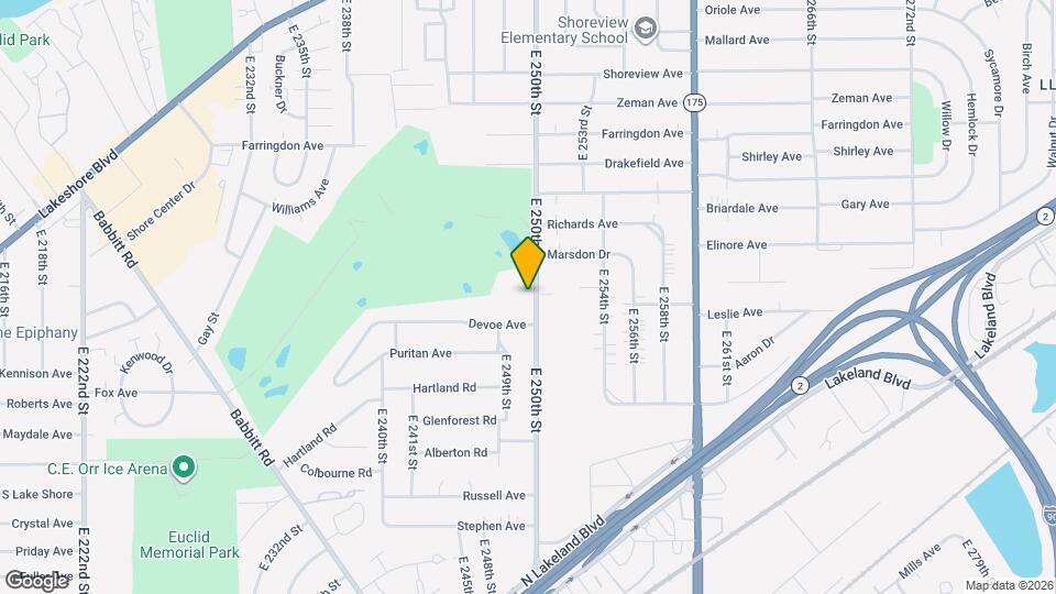 650 E 250th St Map and Location Details