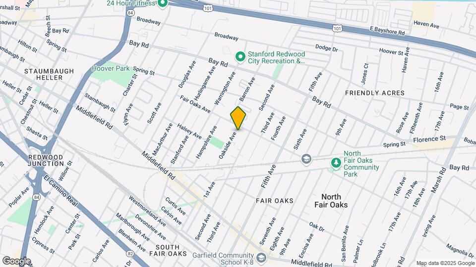 680 Oakside Ave Map and Location Details
