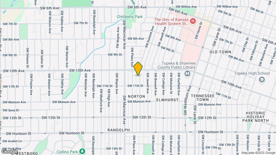 1021 SW Woodward Ave Mapa y Detalles de la Ubicación