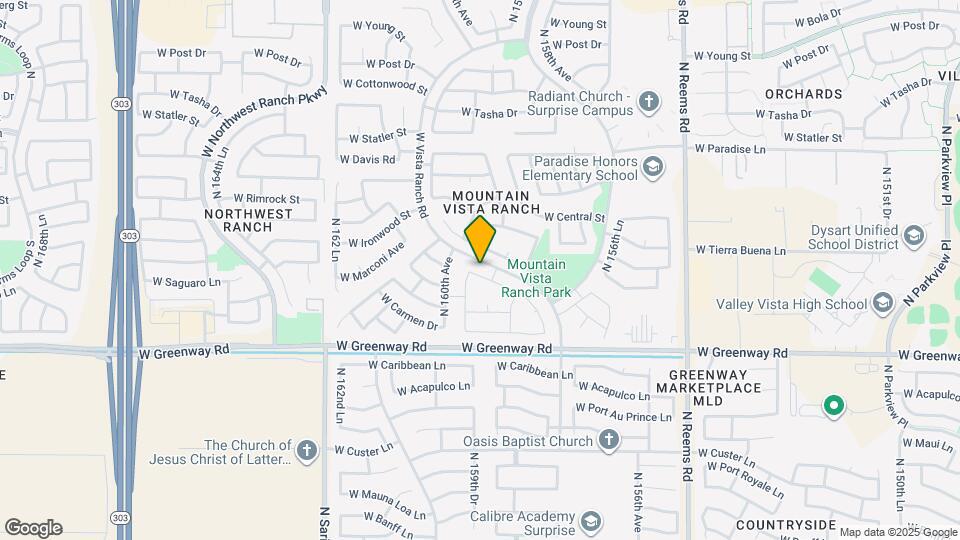 15920 W Tara Ln Map and Location Details