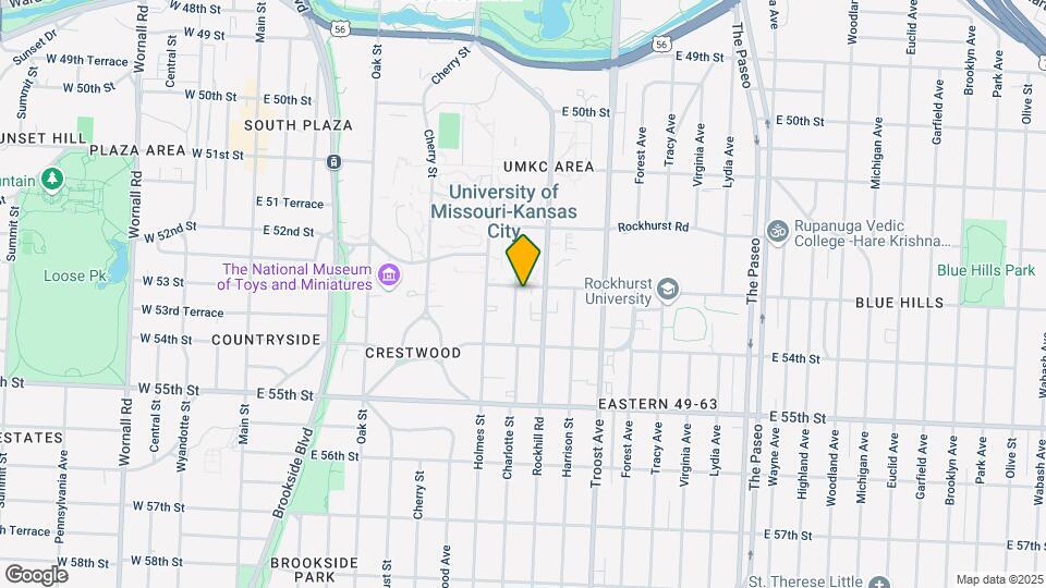 5303 Charlotte St Map and Location Details