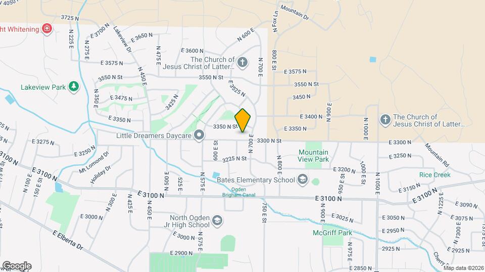 676 E 3300 N Map and Location Details