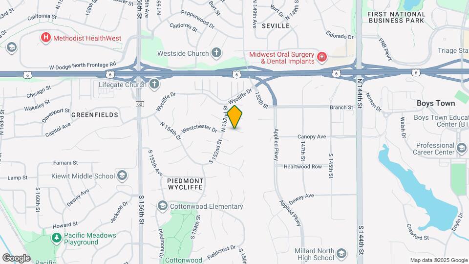 15105 Westchester Cir Map and Location Details