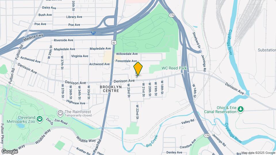 2118 Denison Ave Map and Location Details