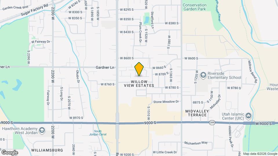 1563 W Turtle Dove Ln Map and Location Details