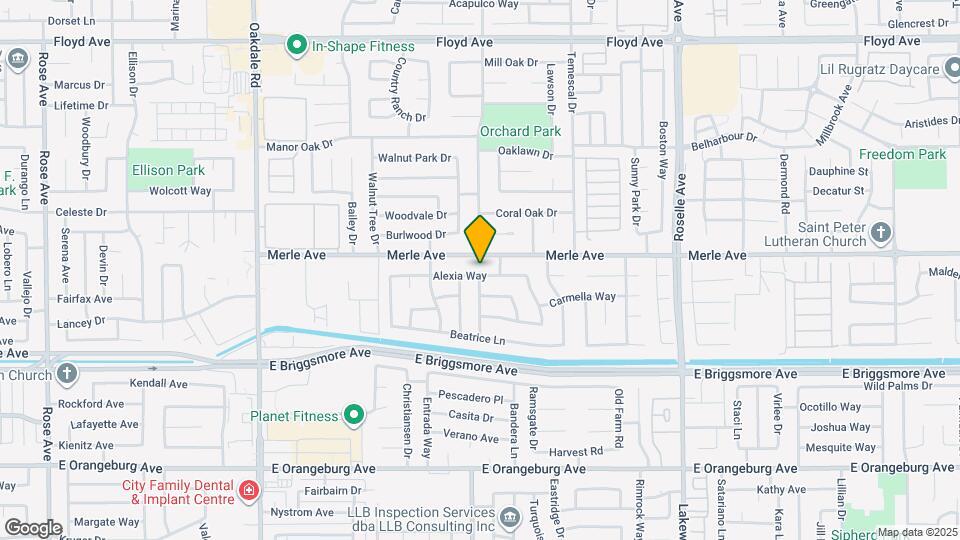 2553 Alexia Way Map and Location Details