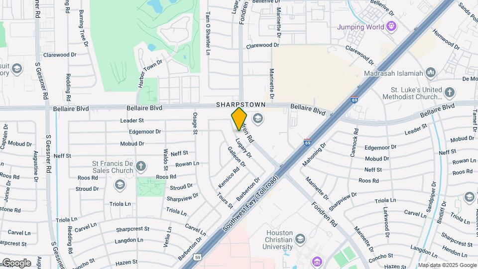 7103 Lugary Dr Map and Location Details