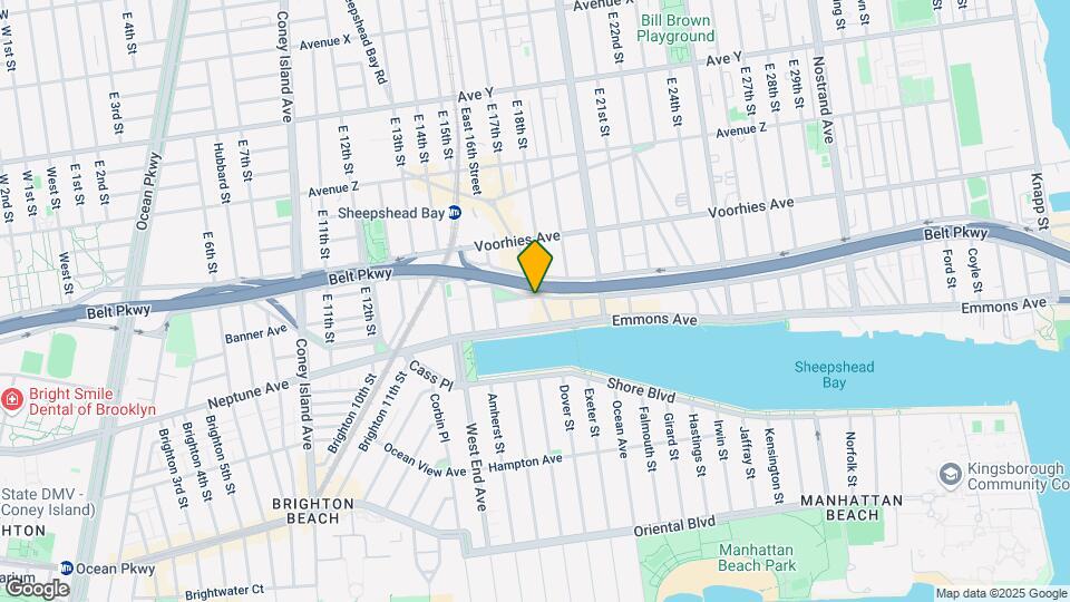 1780 Sheepshead Bay Rd Map and Location Details