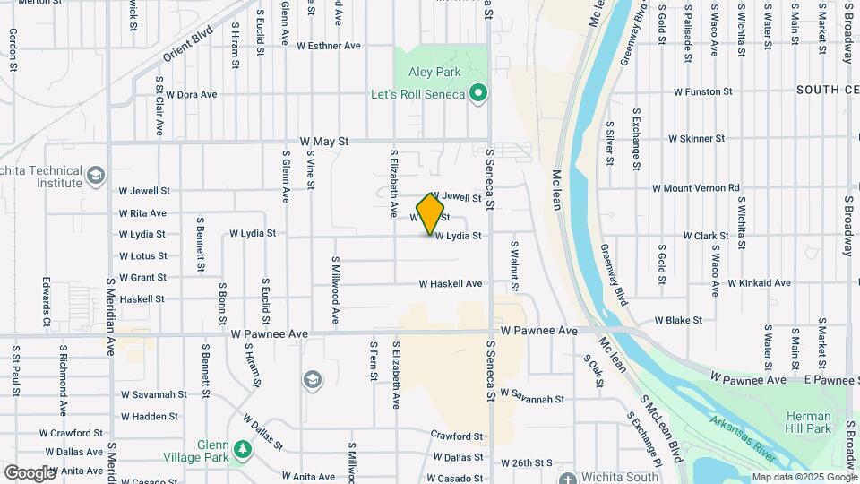 1403 W Lydia St Map and Location Details