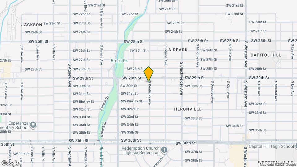 1501 SW 30th St Map and Location Details