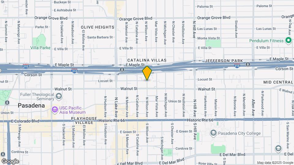 252 N Wilson Ave, Unit 252 Map and Location Details